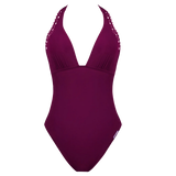 Ajourage Couture Plunging Swimsuit