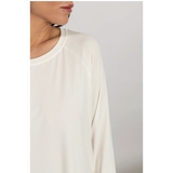 Bamboo Ribbed Long Sleeve Top