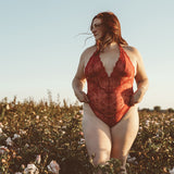 All Lace Amour Halter Bodysuit