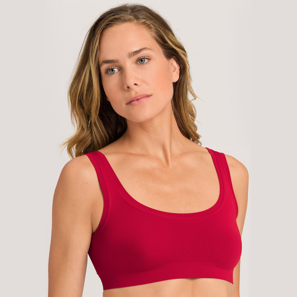 Hanro Touch Feeling Cropped-Top Bra