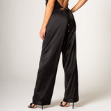 Solange Silk Wide-Leg Pant