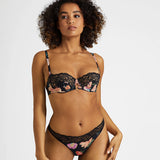 Sweet Folk Half-Cup Bra