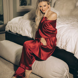 Solange Silk Wide-Leg Pant