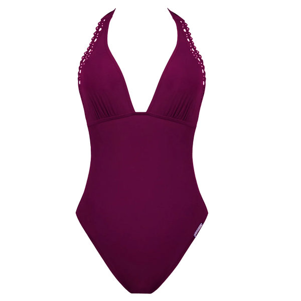 Ajourage Couture Plunging Swimsuit