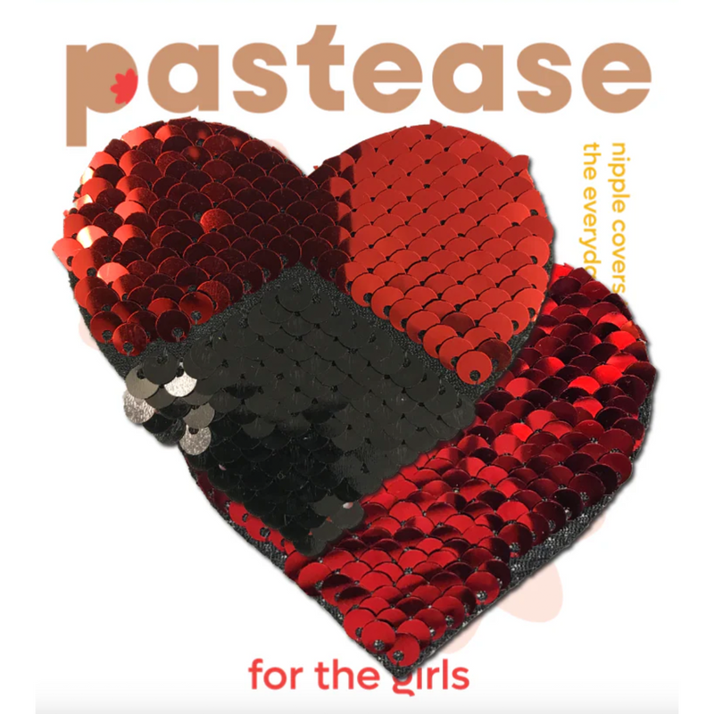 Pastease Nip Red Sequin Heart