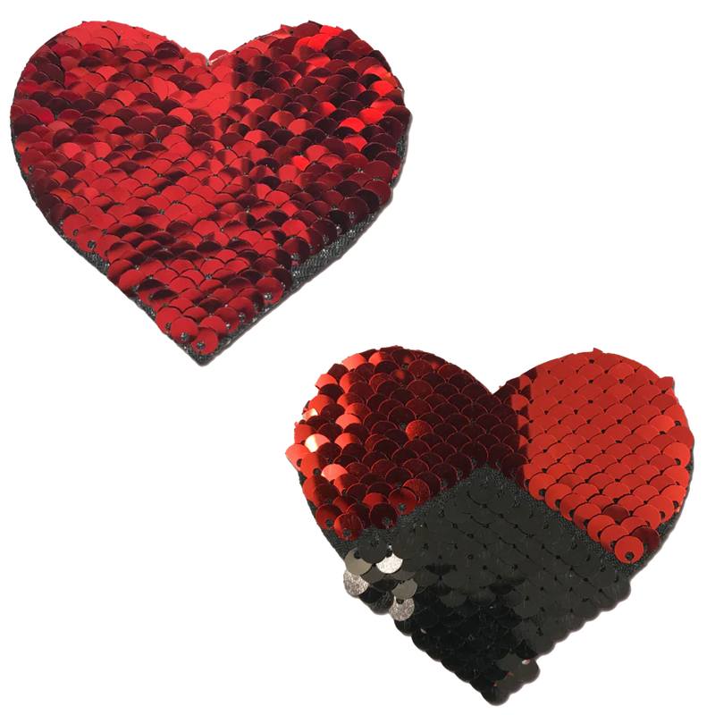 Pastease Nip Red Sequin Heart