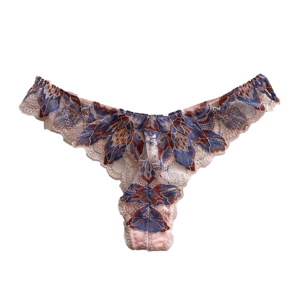 Womens Low-rise Bikinis Floral Panties Underwear Knickers Briefs Pure Silk  Tanga - Helia Beer Co