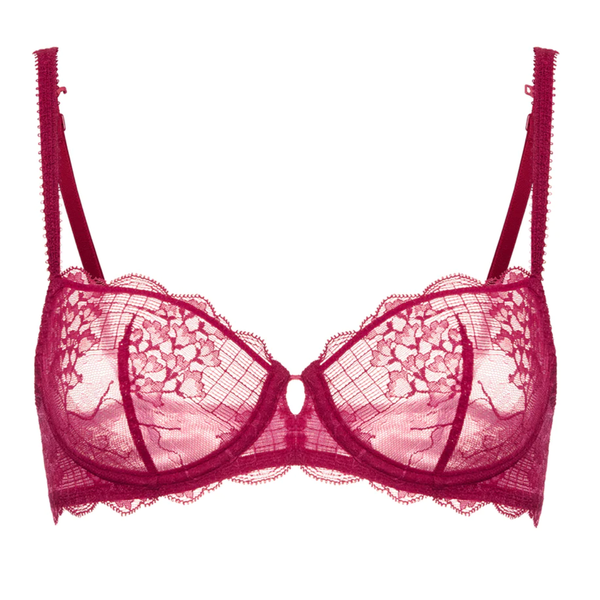 Spacer bra, Half Cup Serie Amazing Colour red