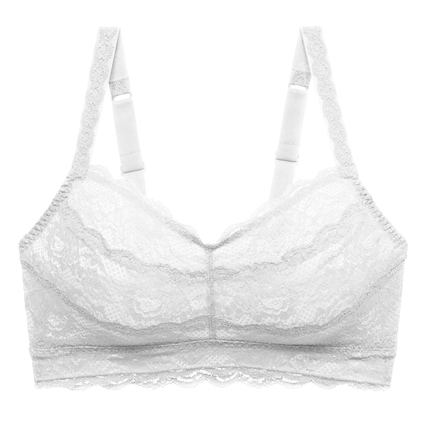 So Sheer Essential Lace Bralette in white – Violet Pursuit