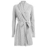 Double Layer Robe in Heather Grey